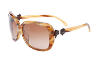 CHANEL Pre-Owned 2000s CC Bow-detail Rectangle-frame Sunglasses