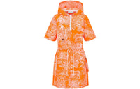 DIOR FW22 Short Sleeved Dress Women's Neon Orange