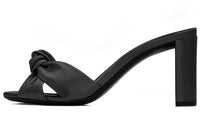 SAINT LAURENT Slide Slippers Women's Black