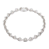 PRADA Diamond Necklaces Men's White