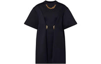 LOUIS VUITTON FW23 Short-Sleeved Dresses Women's Black