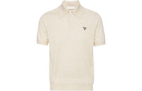 PRADA Logo-embroidered Cashmere Polo Shirt
