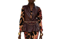 CHANEL Vests Women's Burgundy