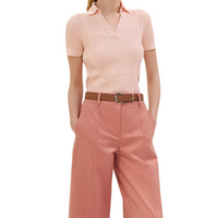 HERMES FW24 Knitwear Women's Rose Saltwater Pink
