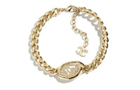 CHANEL Necklaces Women's Gold