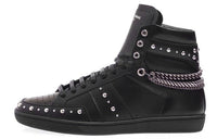 SAINT LAURENT Stylish Skateboarding Shoes Men's Black