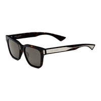 SAINT LAURENT Acetate Nylon Metal Resin Square Sunglasses Unisex Tortoiseshell