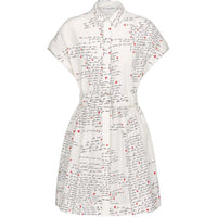DIOR Short-Sleeved Dresses Women's White