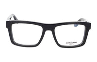 SAINT LAURENT Acetate Plastic Square Eyeglass Frames Women's Black