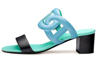 HERMES Bikini Stylish Sandals Women's Bitter Green