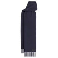 DIOR Cashmere Knit Scarves Men's Blue