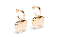 PRADA Gold Earrings Women's Gold
