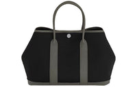 HERMES Garden Party Cow Leather Garden Bag Handbag Unisex