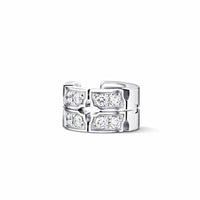 LOUIS VUITTON Tumbler Earcuff White Gold And Diamonds
