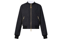 LOUIS VUITTON Reversible Monogram Relief Bomber Jacket