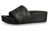 LOUIS VUITTON Jumbo Flatform Slide Slippers Women's Black