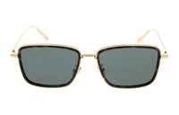 DIOR Square Sunglasses Men's Gold