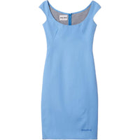 MIU MIU Logo Detailed Sleeveless Mini Dress