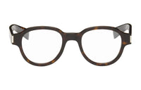 SAINT LAURENT Acetate Round Eyeglass Frames Men's Tortoiseshell