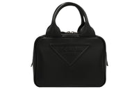 PRADA Leather One Shoulder Handbags Women's Black
