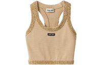 MIU MIU FW23 Tank Top Women's Cream