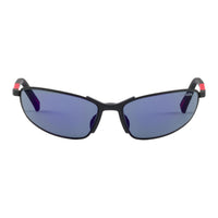 PRADA Metal Irregular Shape Sunglasses Men's Black