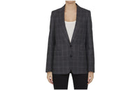 CELINE Single-Breasted Checked Jacket