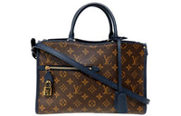 LOUIS VUITTON Top Handle Popincourt Monogram Pm Marine