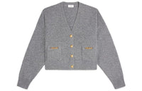 CELINE Cashmere Sweaters Women's Gray