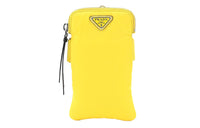 PRADA Nylon Fabric Storage Bag Cell Phone Pouch Men's Yellow