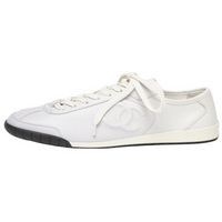CHANEL 24K Low-Top Casual Shoes Women's White