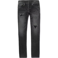 SAINT LAURENT Slim Fit Distressed Denim Jeans