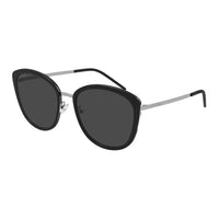 SAINT LAURENT Metal Cat Eye Sunglasses Women's Black