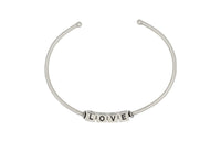 SAINT LAURENT Brass Bangles Women's Silver