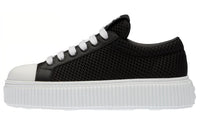 MIU MIU Low Top Stylish Skateboarding Shoes Women's Black
