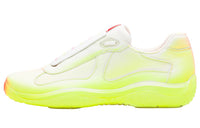Cass x PRADA Rel3ase Slip-Resistant Low-Top Athletic Shoes Unisex Neon Yellow Pink Gradient