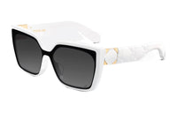 DIOR Acetate Butterfly Sunglasses Women's White