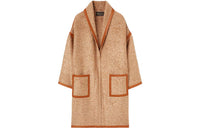 Loro Piana Velvet feel Coat Women's Brown