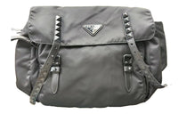 PRADA Nylon Shoulder Bag Crossbody Bag Men's Black
