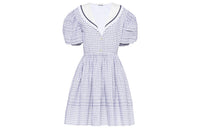 MIU MIU Short Sleeved Dress Women's Purple