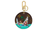 LOUIS VUITTON Vivienne Monogram Coated Canvas Hanging Ornament Keychain Bag Accessory Women's Multicolor
