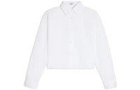 CELINE Cropped Shirt In Striped Cotton