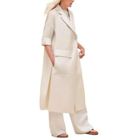 HERMES SS24 Coats Women's White