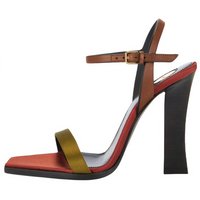 SAINT LAURENT One Strap Sandals 11cm Women's Red
