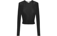 SAINT LAURENT Round neck Fine knit Top