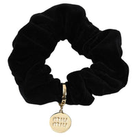 MIU MIU Velvet Hair Tie Women's Black