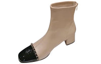 CHANEL Ankle Boots Women's Nude