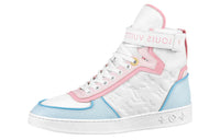 LOUIS VUITTON Boombox Ankle Sneakers 'White Blue' Women's