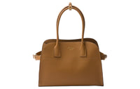 PRADA Leather Tote Bag Shopping Bag Shoulder Bag Handbag Medium Size Women's Caramel