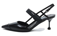 PRADA Slim Heel High Heel Sandal 6.5cm Women's Black